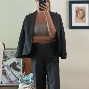Lafayette 148 Gray Pants Suit